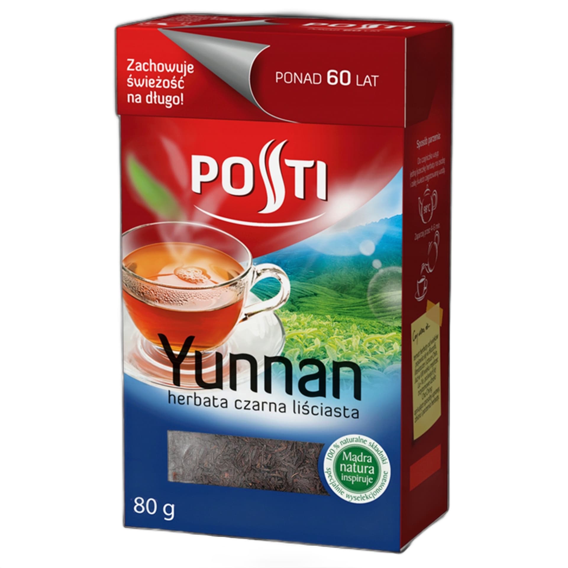 Posti Yunnan Liściasta Czarna 80 g
