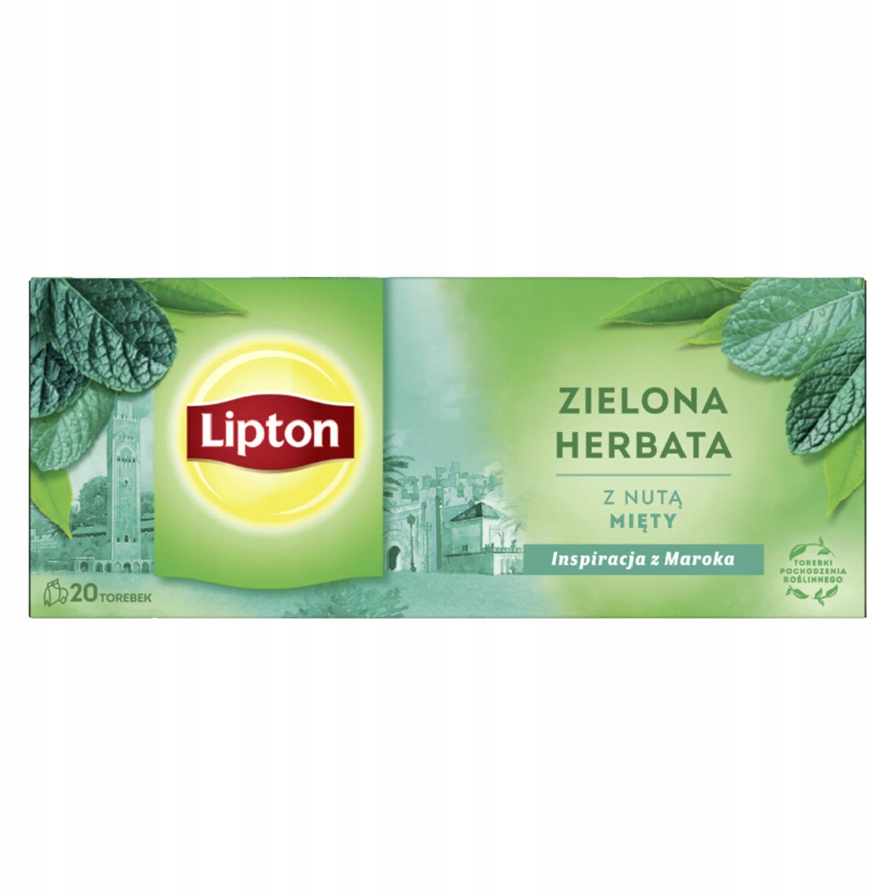 Herbata zielona Lipton Miętowa 20 torebek