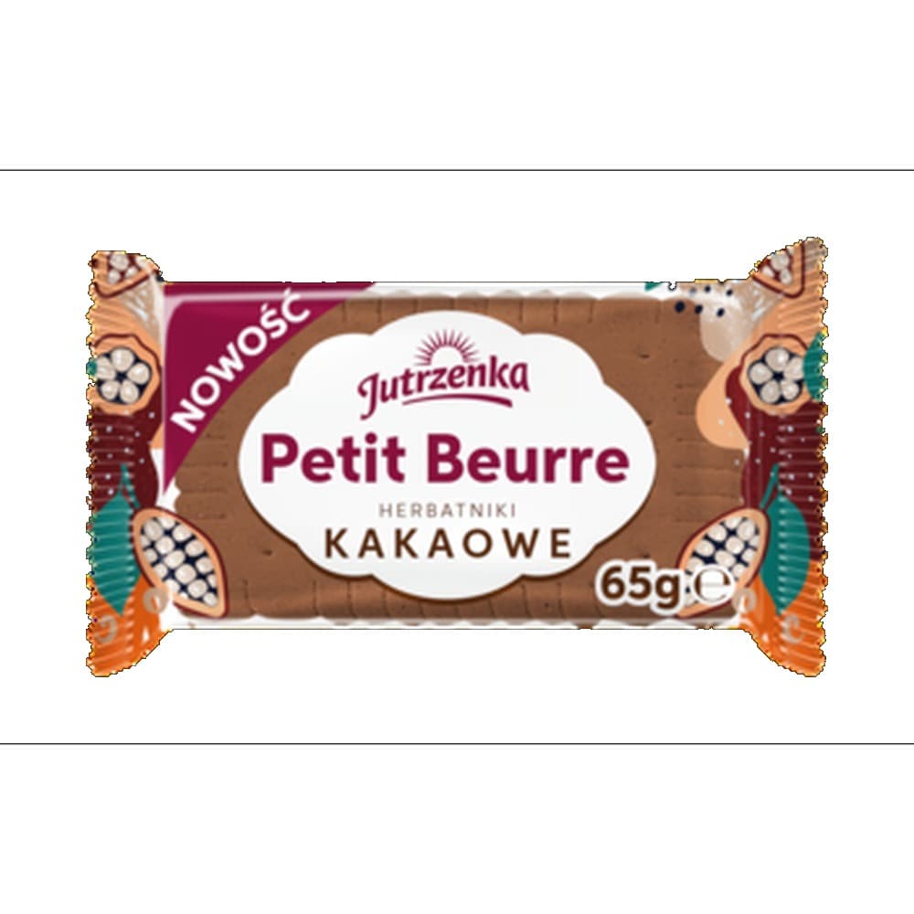 Jutrzenka herbatniki Petit Beurre kakaowe 65g