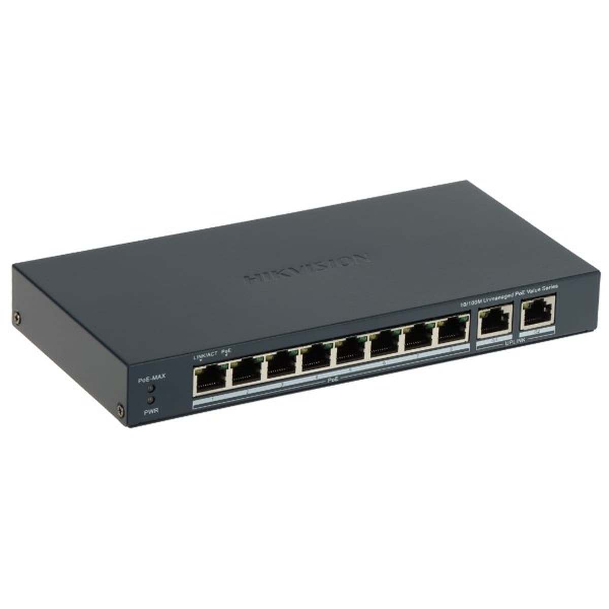 Hikvision SWITCH POE DS-3E0310P-E/M(B) 8-PORTOWY