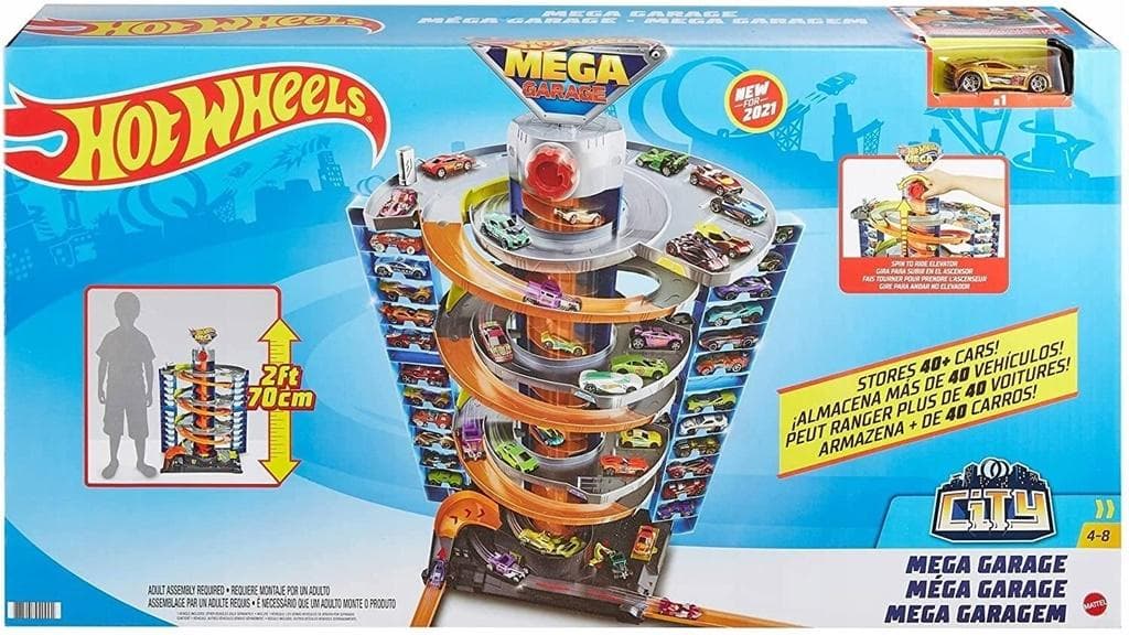 Hot Wheels City Zakręcony Megagaraż zestaw do zabawy