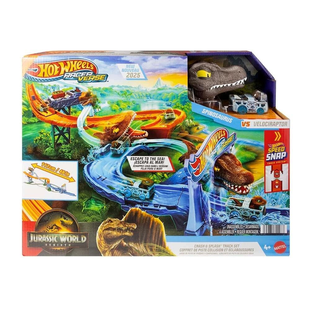 Hot Wheels Raceverse Jurassic World Zestaw Torów Crash&Splash