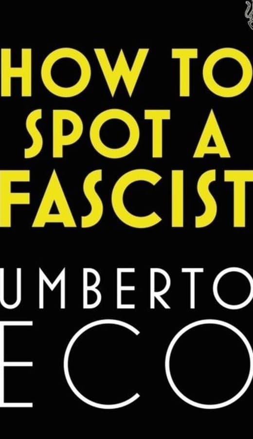 How to Spot a Fascist wer. angielska