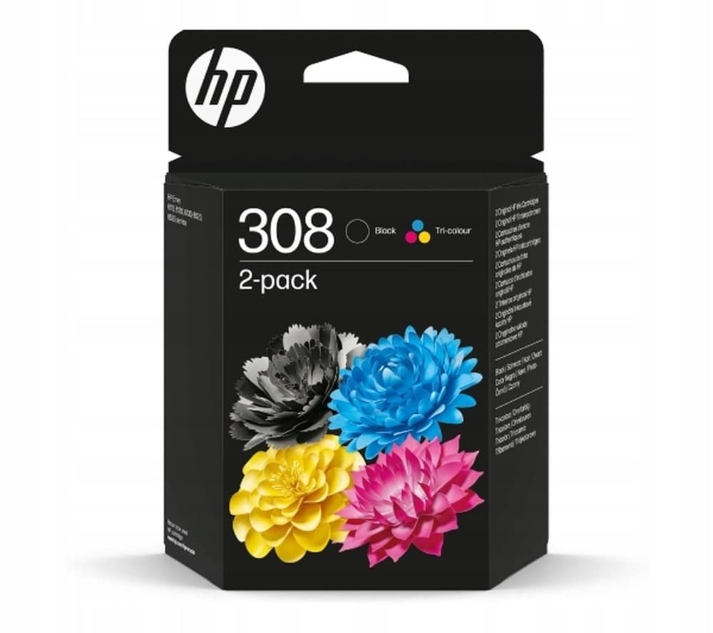 HP 308 Ink CMYK Multipack 6L6S6UE - Zestaw tuszów