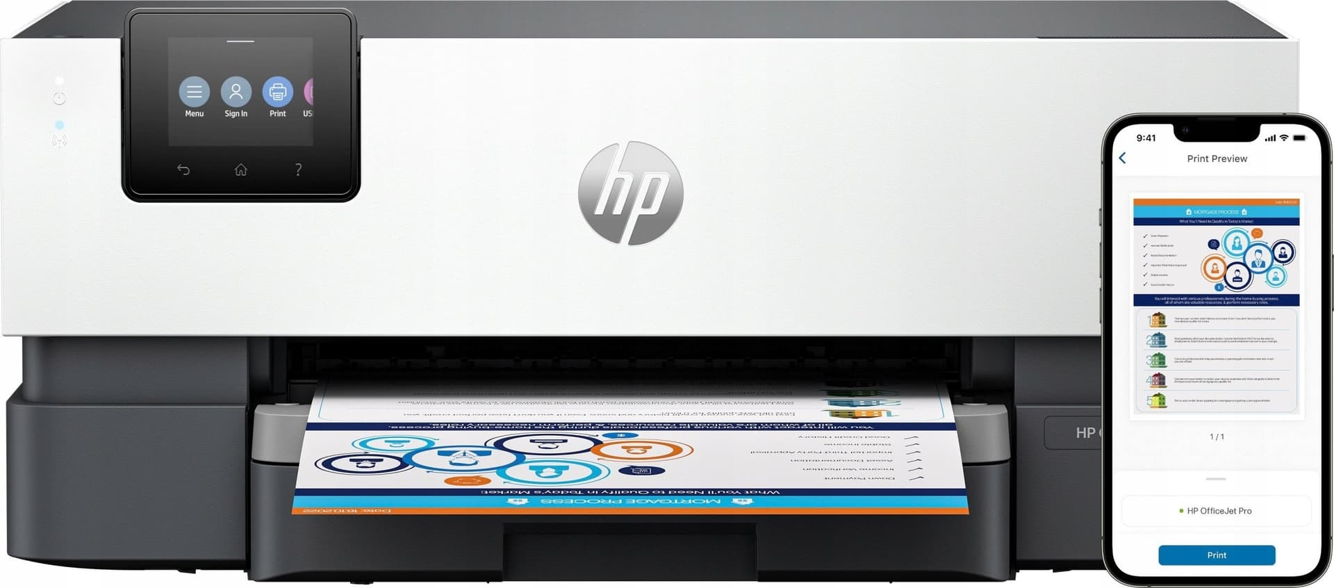 HP OfficeJet Pro 9110b Drukarka Atramentowa Kolorowa