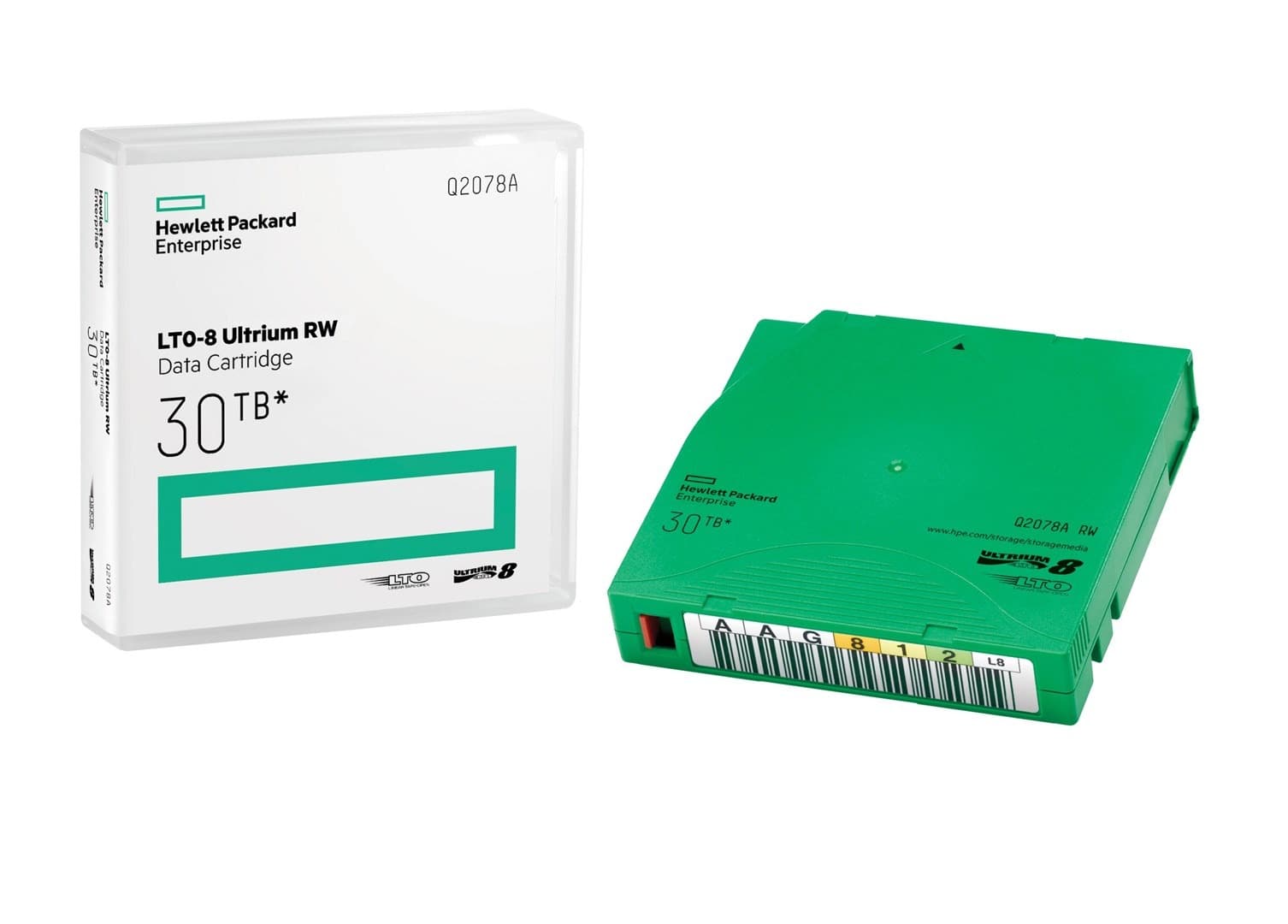 Taśma danych HPE LTO-8 Ultrium 30TB RW 12 TB 1,26 cm