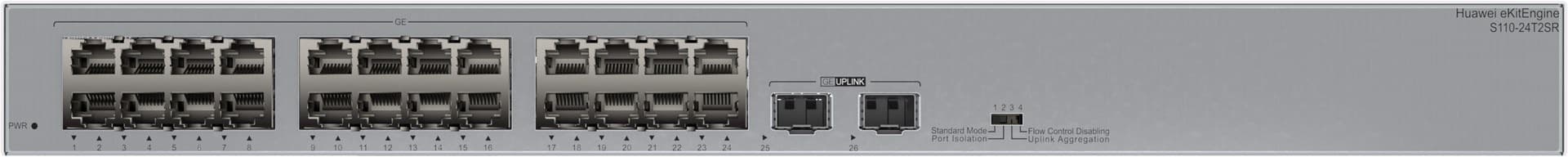 Przełącznik Huawei CloudEngine S110-24T2SR szary