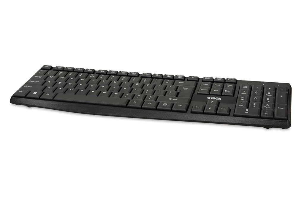 Klawiatura przewodowa IBOX ERIS - czarna, ergonomiczna