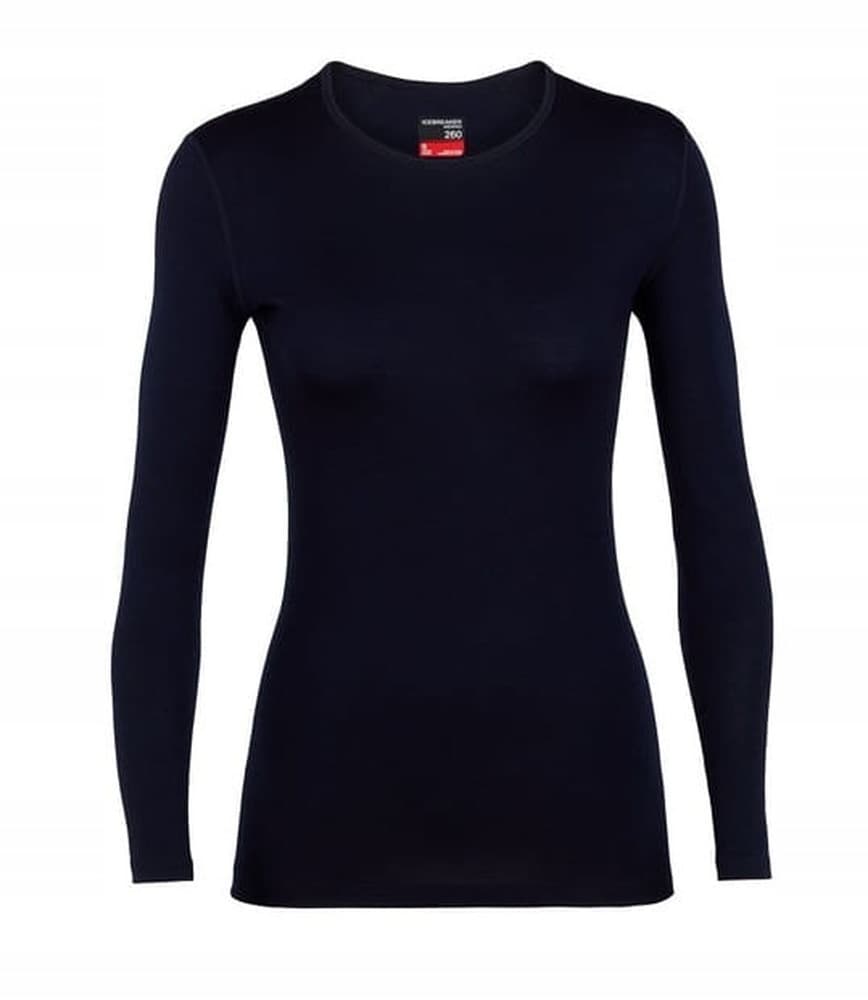 Icebreaker 260 Tech L/S Crewe - bluza termoaktywna gritstone