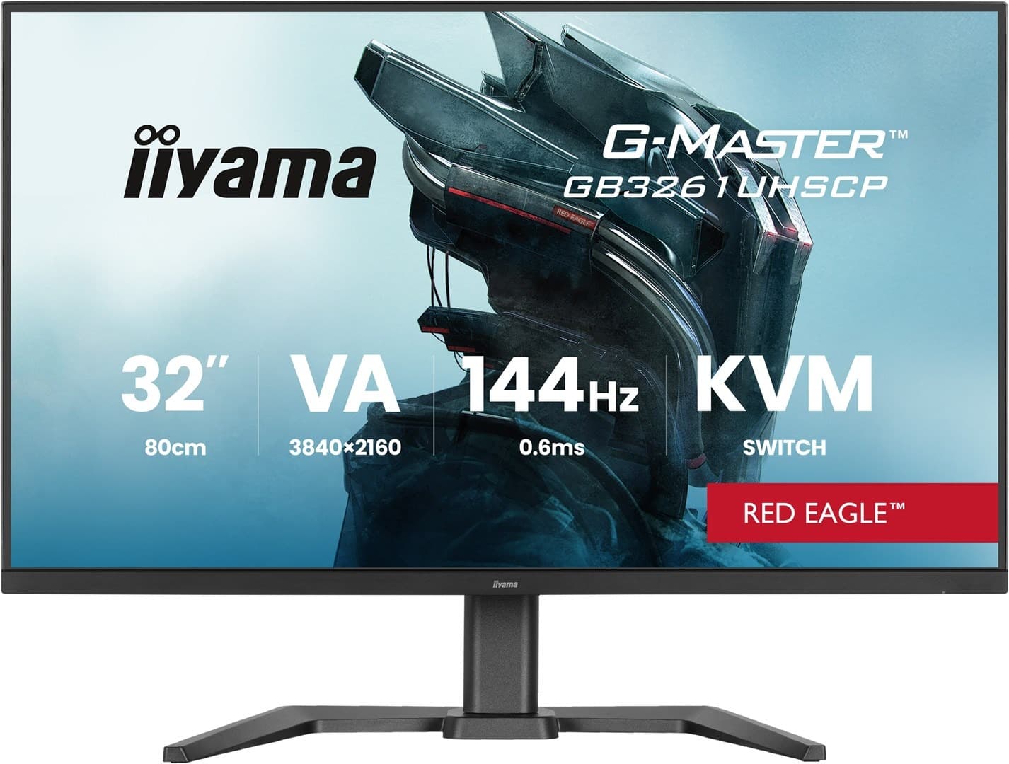 iiyama G-MASTER GB3261UHSCP-B1 Monitor 31.5" 4K Ultra HD LED Czarny