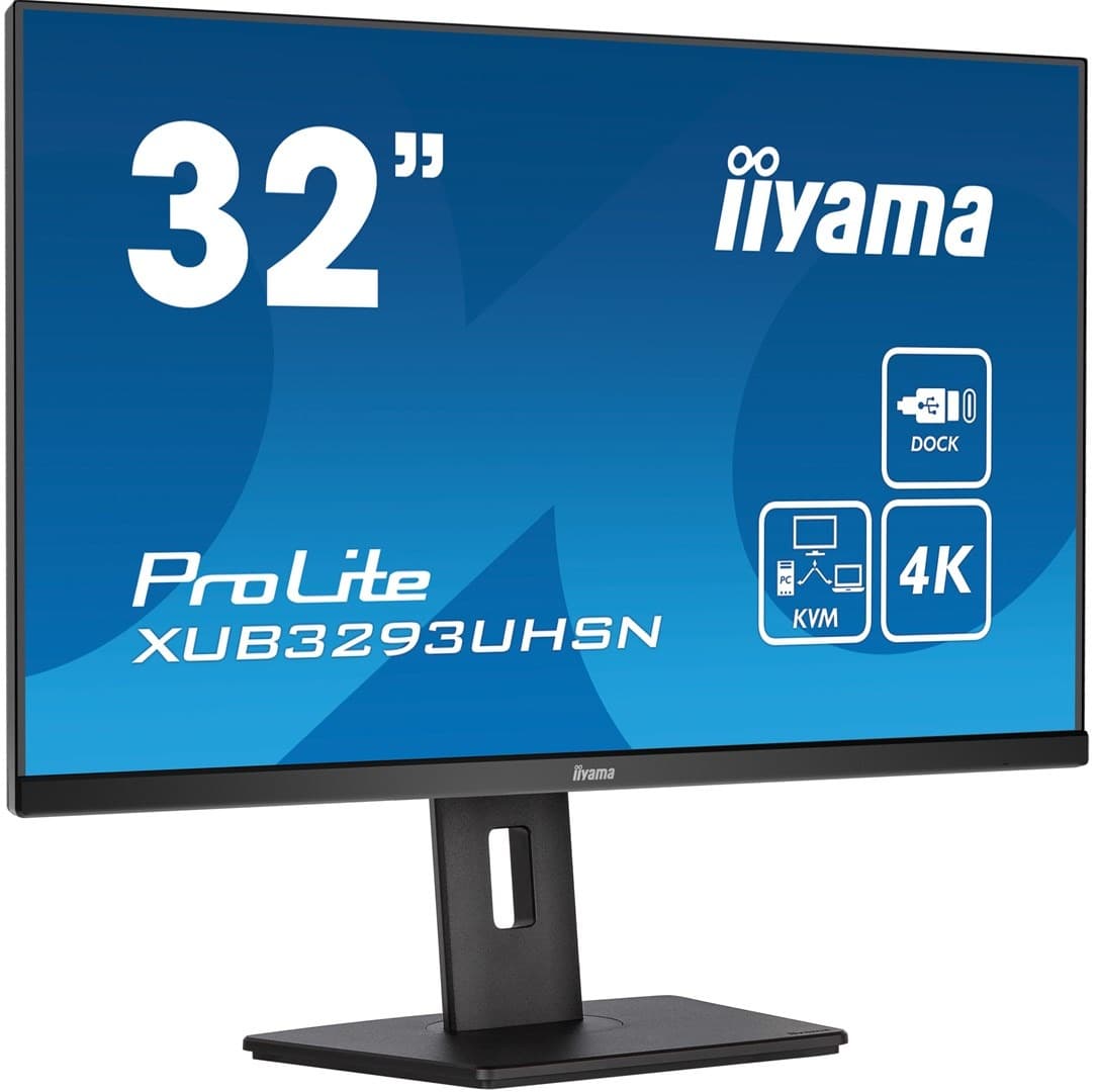 Monitor komputerowy iiyama ProLite XUB3293UHSN-B5 80 cm (31.5") 4K Ultra HD LCD Czarny