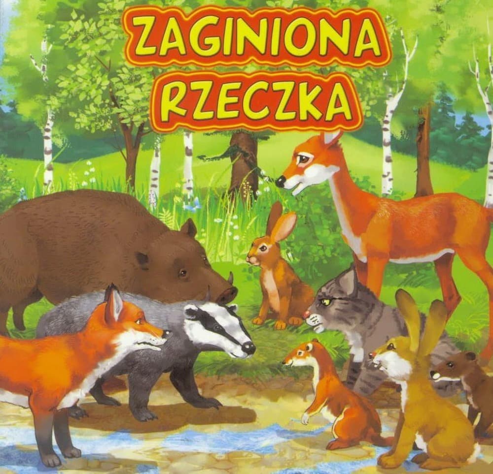 Ilustrowana książeczka dla dzieci o leśnych zwierzętach
