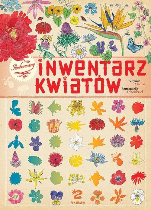 Ilustrowany inwentarz kwiatów atlas botaniczny dla dzieci i dorosłych