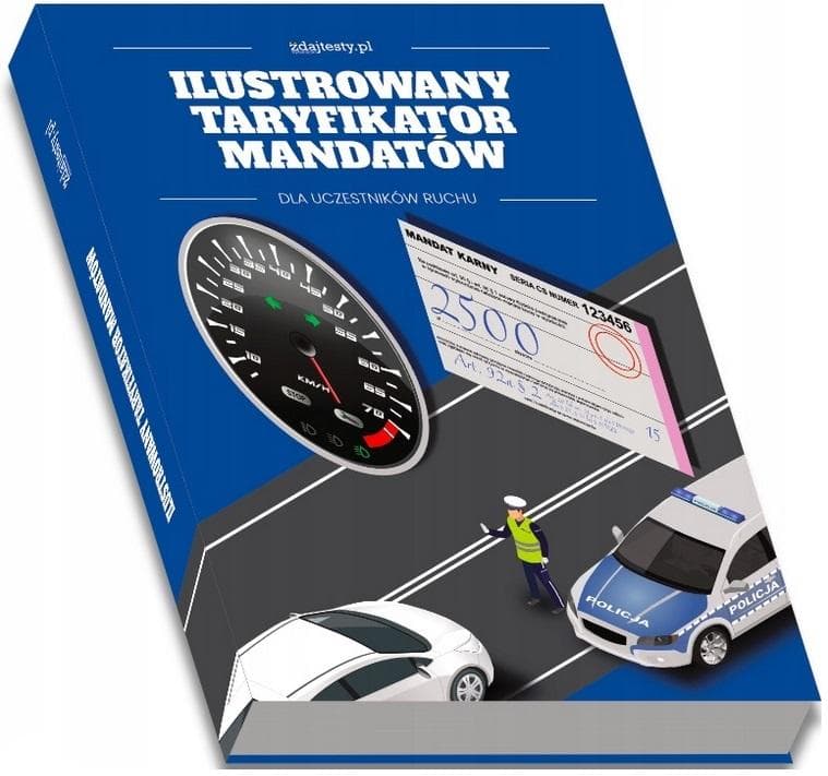 Ilustrowany taryfikator mandatów drogowych 2022 - Marcin Figarski
