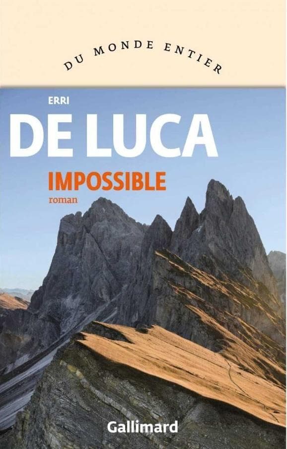 Impossible Erri De Luca powieść francuska 176 stron