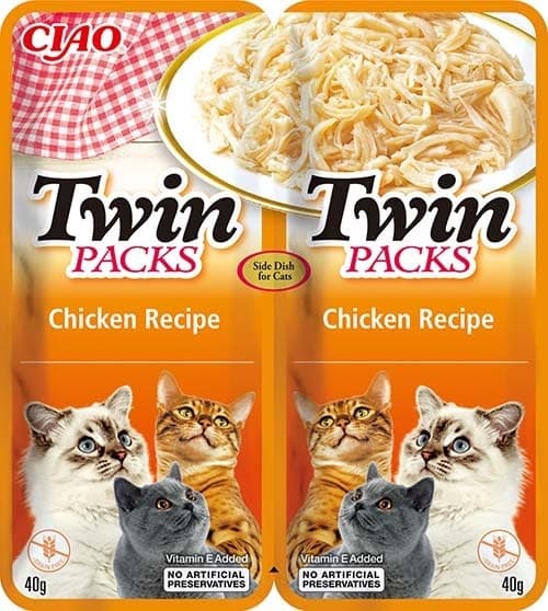 INABA Przysmak dla kota - Churu Kurczak z krabem CAT TWIN - 2 x 40 g