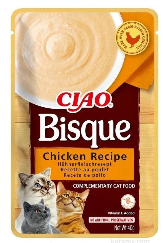 Inaba Ciao gęsta zupa z kurczakiem dla kota 40g