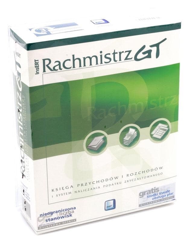 Insert Rachmistrz GT - program do prowadzenia księgowości w firmie