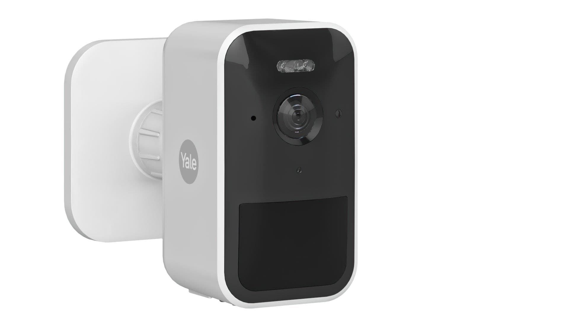 Inteligentna kamera zewnętrzna Yale 1080p Wi-Fi biała