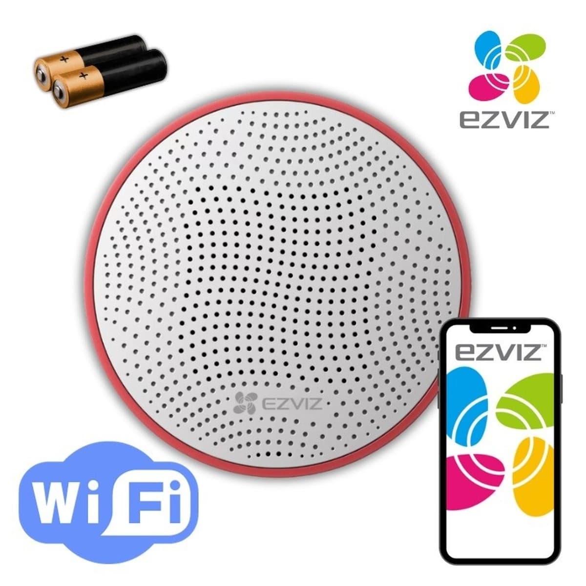 Inteligentna Syrena Alarmowa EZVIZ CS-T9C 105 dB ZigBee