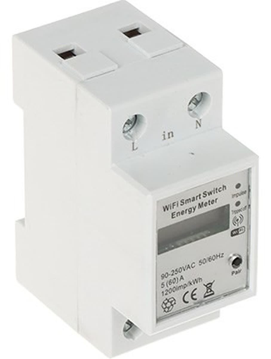 Inteligentny licznik energii elektrycznej Wi-Fi Tuya Smart
