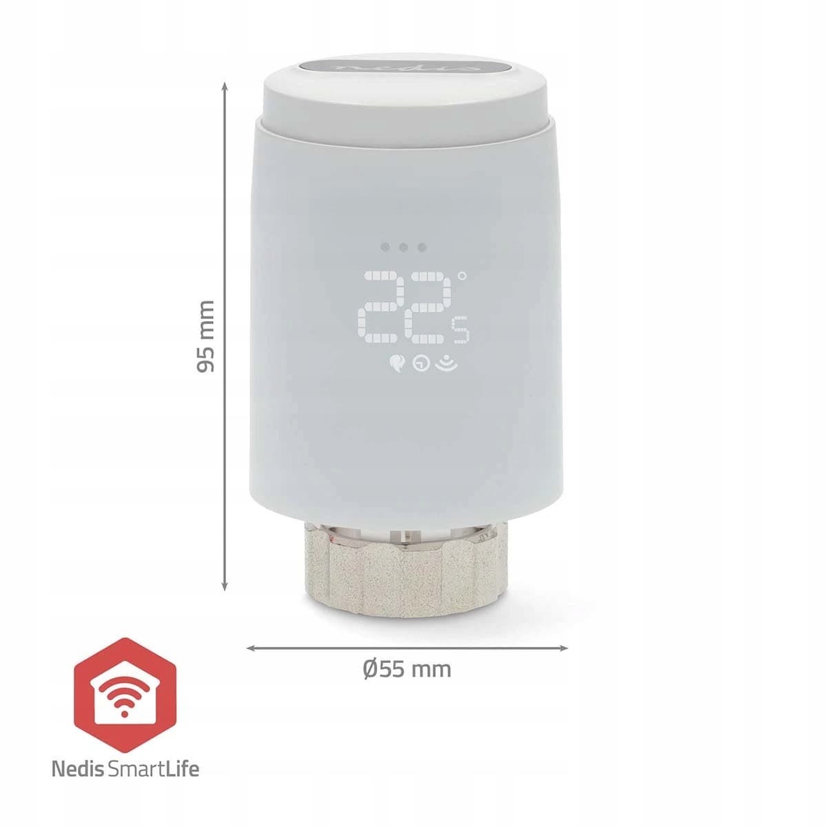 Nedis Termostat Grzejnikowy SmartLife ZigBee inteligentny