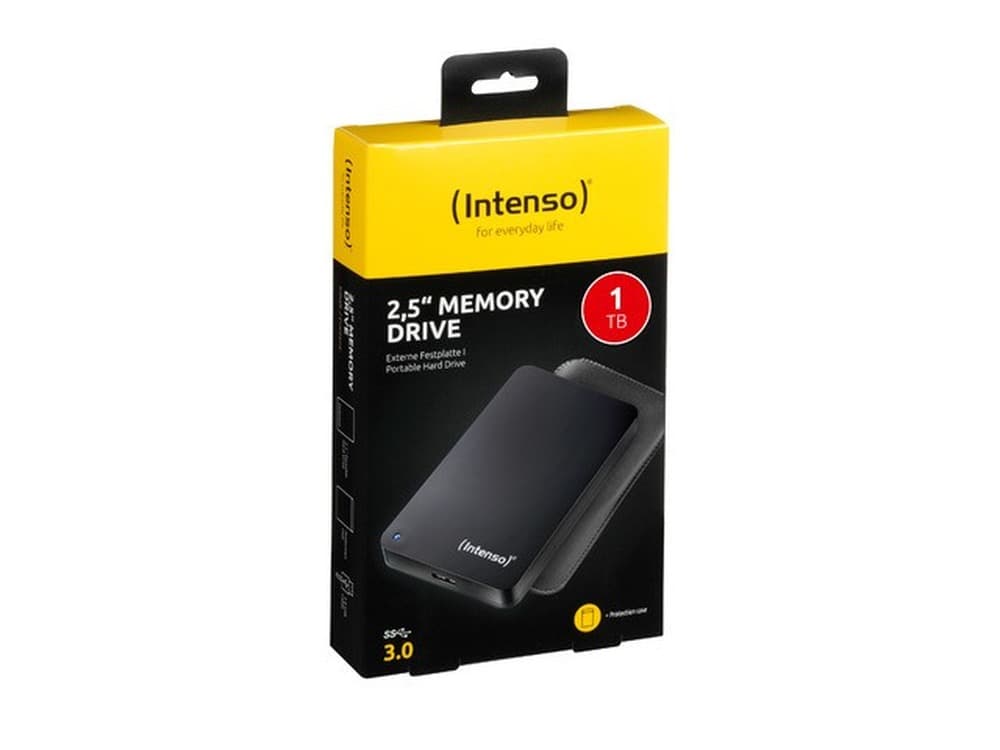 Dysk Zewnętrzny 1TB Intenso Memory Case Czarny
