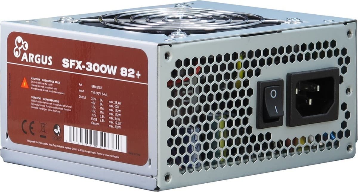 Inter-Tech SFX-300W Zasilacz 300W ATX Szary