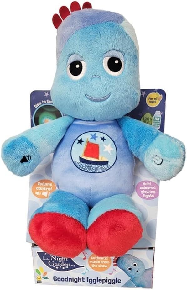 Dobranocny Ogród Igipigiel Lullaby maskotka pluszowa interaktywna z dźwiękiem i światełkami 30-35 cm