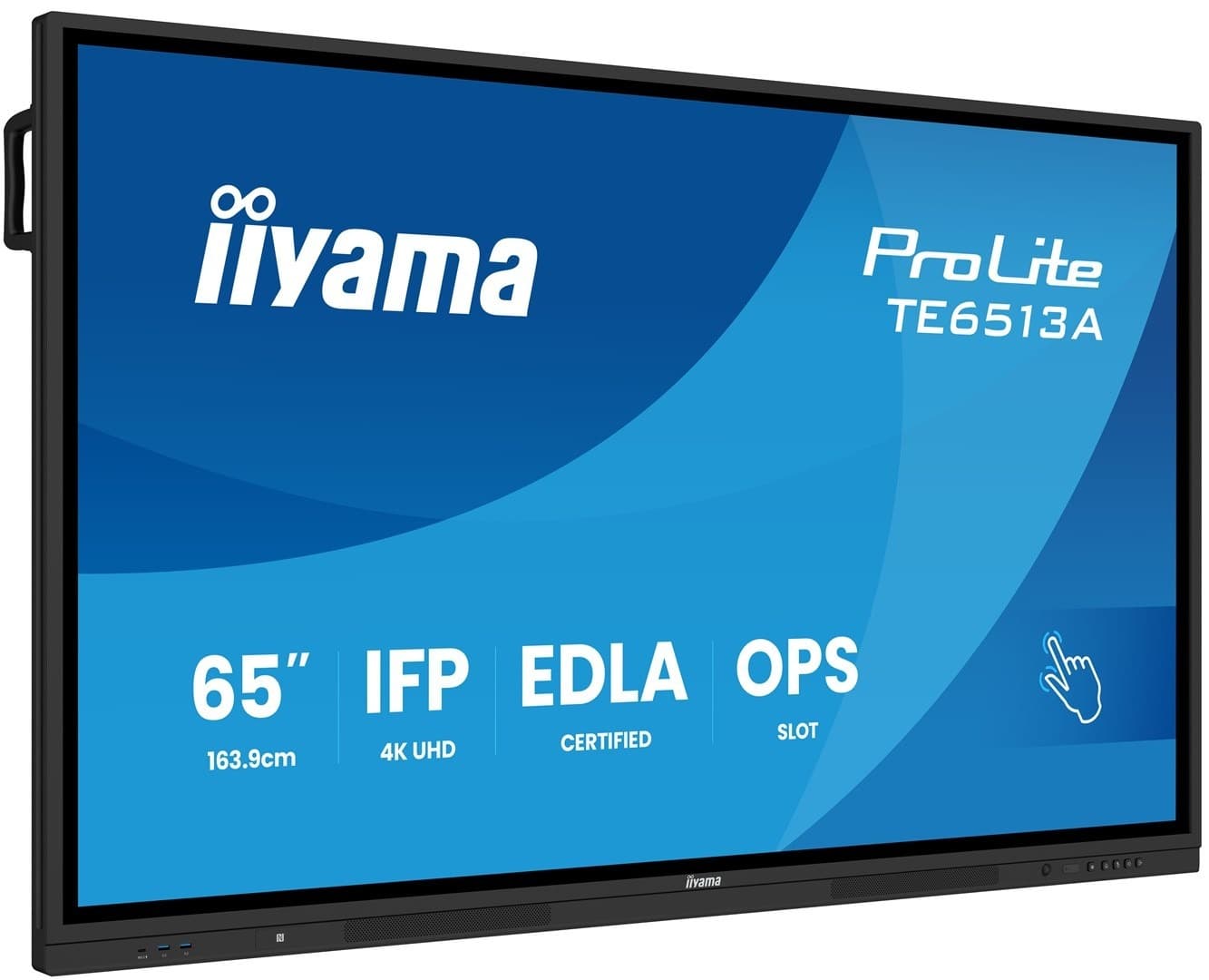 Interaktywny panel płaski iiyama 64,5" 4K Ultra HD dotykowy