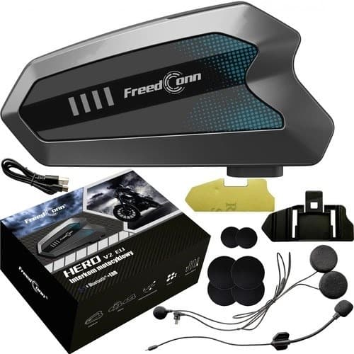 Interkom motocyklowy FreedConn HERO V2 wersja EU