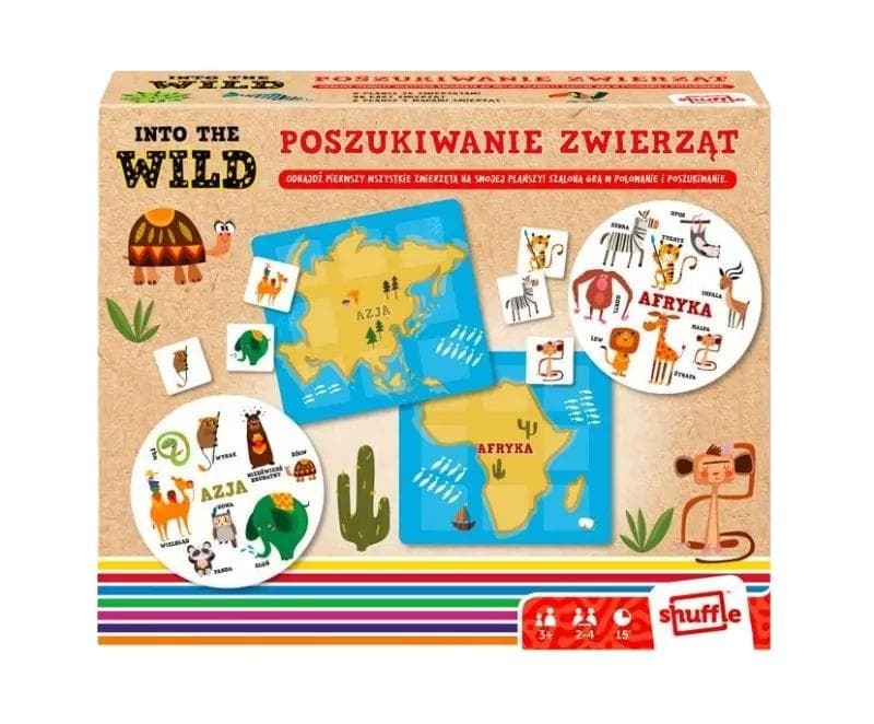 Gra w Poszukiwanie Zwierząt Into the Wild Cartamundi