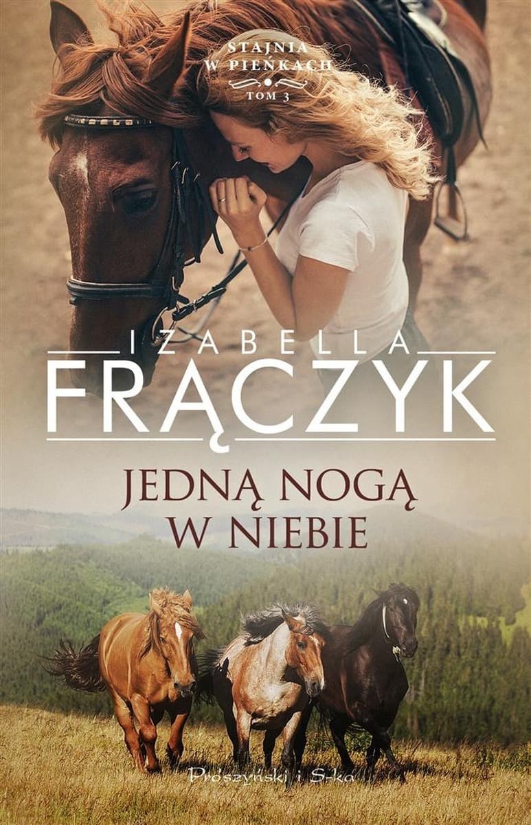Izabella Frączyk Jedną nogą w niebie powieść obyczajowa