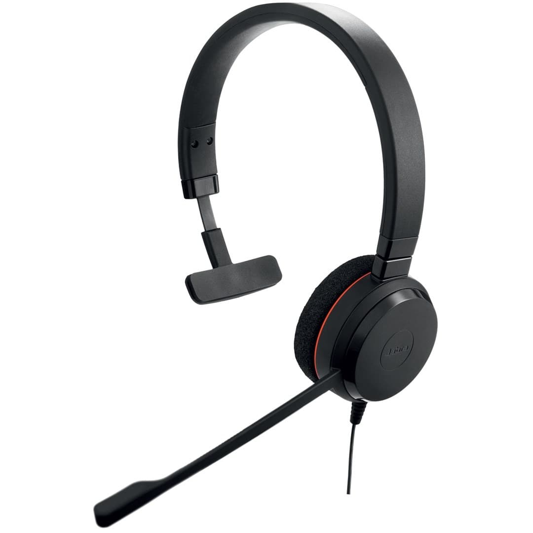 Jabra 4993-823-109 Przewodowe słuchawki nauszne do biura USB-A czarne
