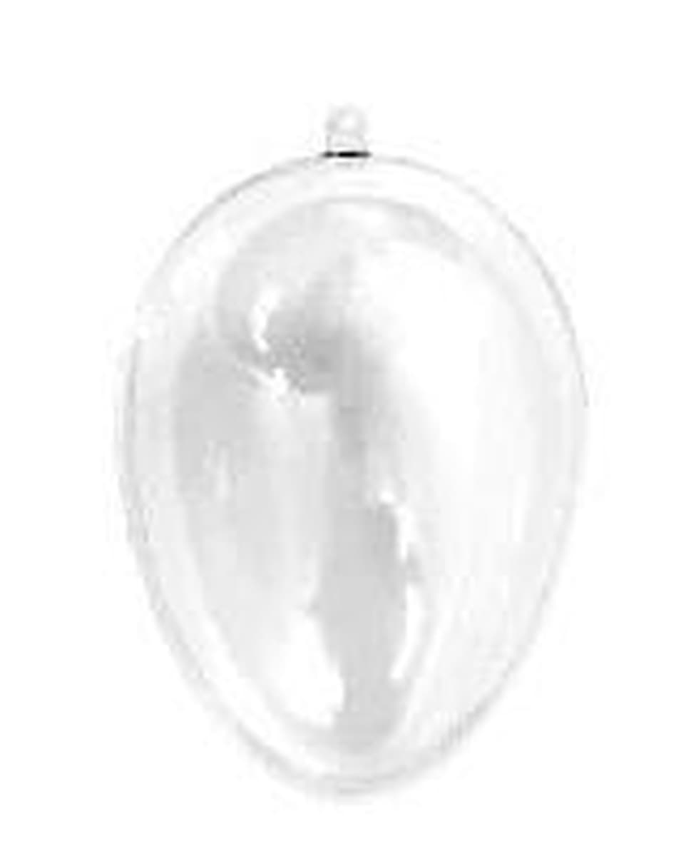 Jajo transparentne dekoracyjne 6 mm