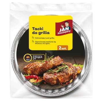 Jan Niezbędny Tacki Okrągłe do Grillowania