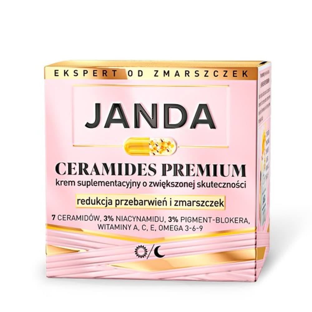 Janda Ceramides Premium Krem do twarzy redukujący zmiany i przebarwienia 50 ml