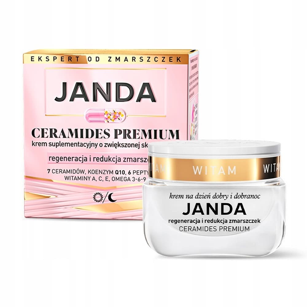 Janda Ceramides Premium Krem Redukujący Zmarszczki Regenerujący 50 ml