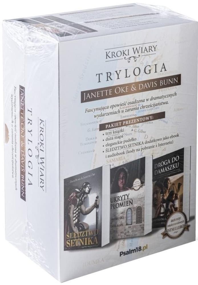 Janette Oke, Davis Bunn - Trylogia Kroki wiary, pakiet prezentowy z książkami