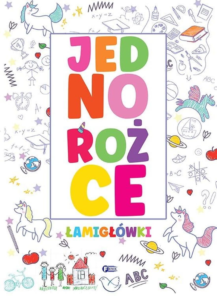 Jednorożce - Łamigłówki Książka dla Dzieci