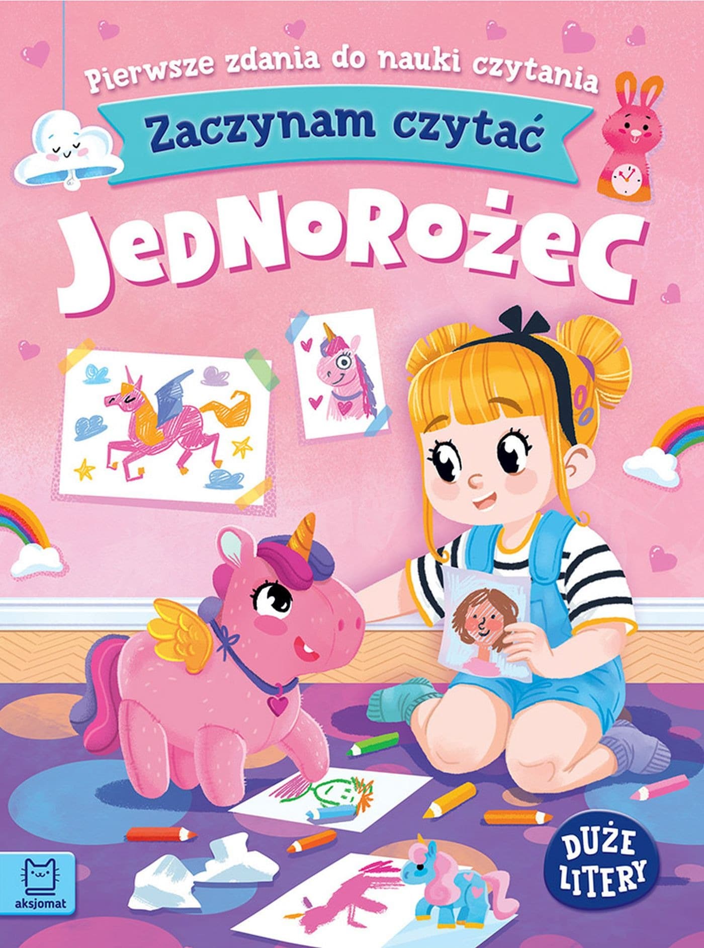 Basia, Basia!. Zaczynam czytać. Duże litery. Pierwsze zdania do nauki czytania.