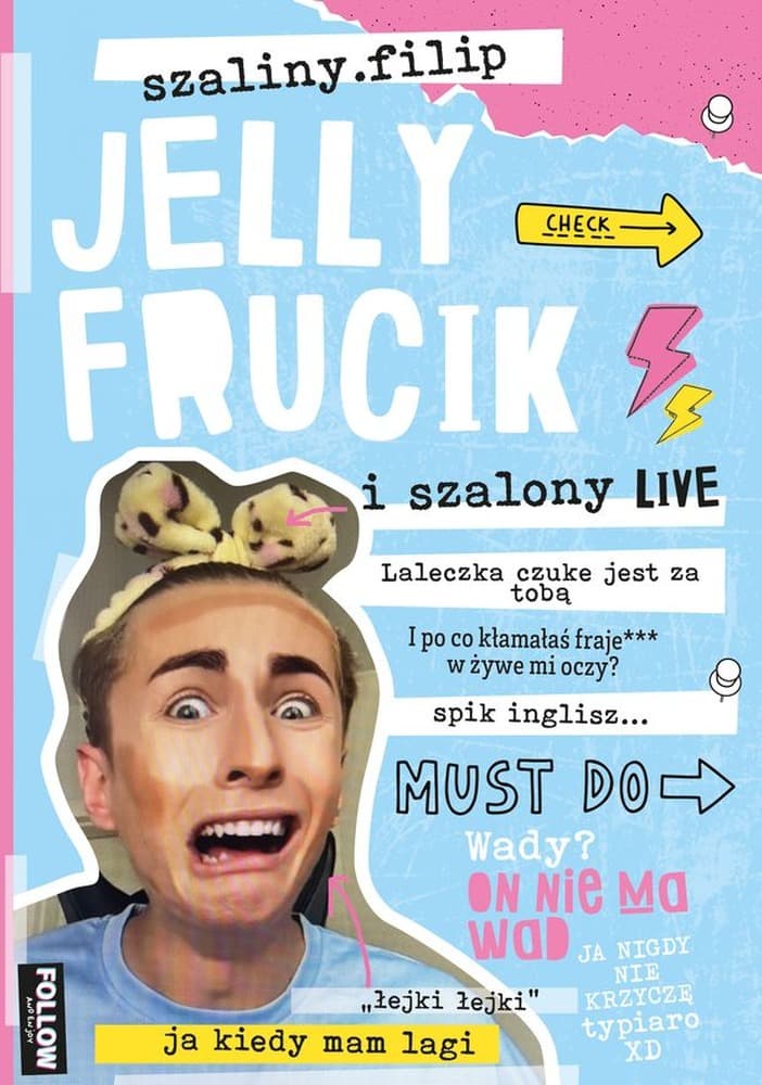 Kolorowanka z wykrojnika FIKU MIKU Jelly Frucik i szalony live