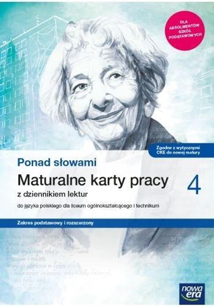 Język polski - Karty pracy z dziennikiem lektur klasa 4 liceum