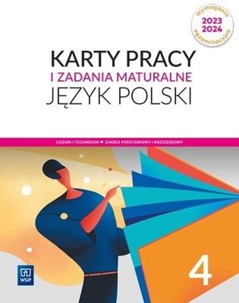Język polski Liceum 4 Karty Pracy ZPiR 2022 WSiP - Ewa Nowak