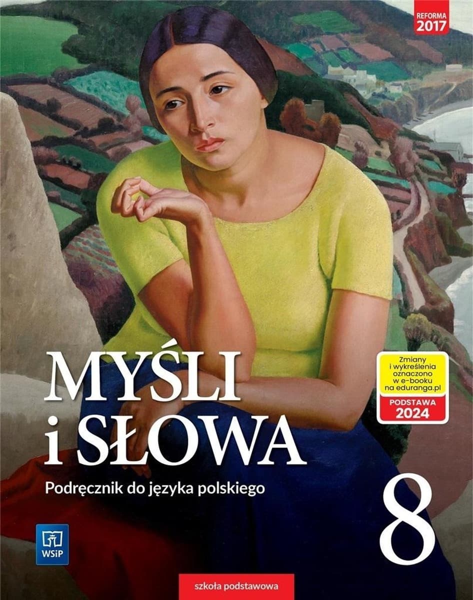 Język polski myśli i słowa podręcznik dla klasy 8 szkoły podstawowej 177621