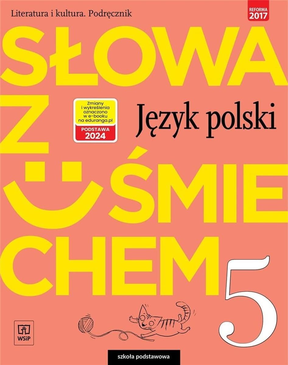 Język polski słowa z uśmiechem literatura i kultura podręcznik klasa 5