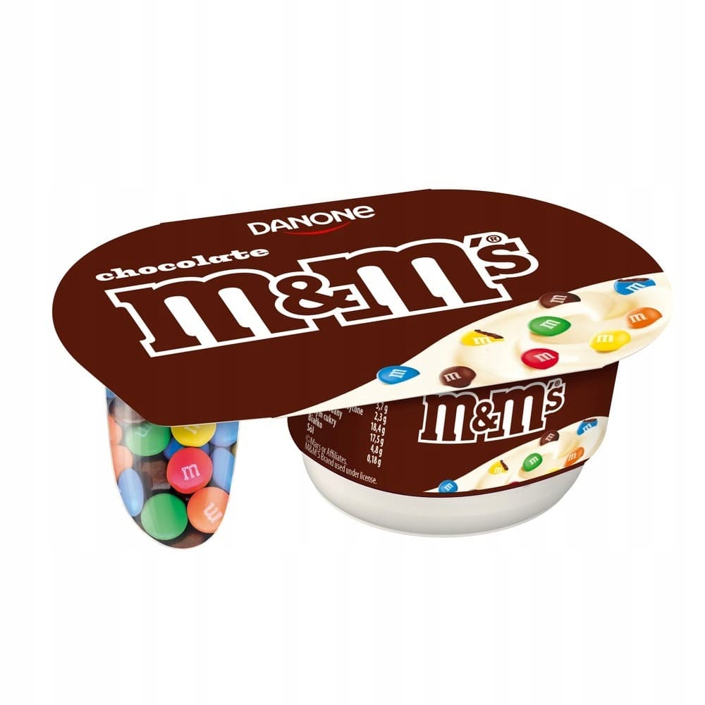 Fantasia Jogurt o smaku waniliowym z drażetkami M&M's 120g