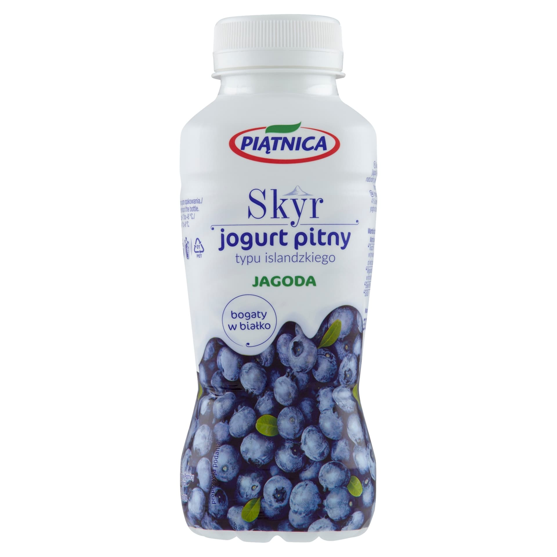 Jogurt pitny Skyr jagodowy Piątnica 330 ml
