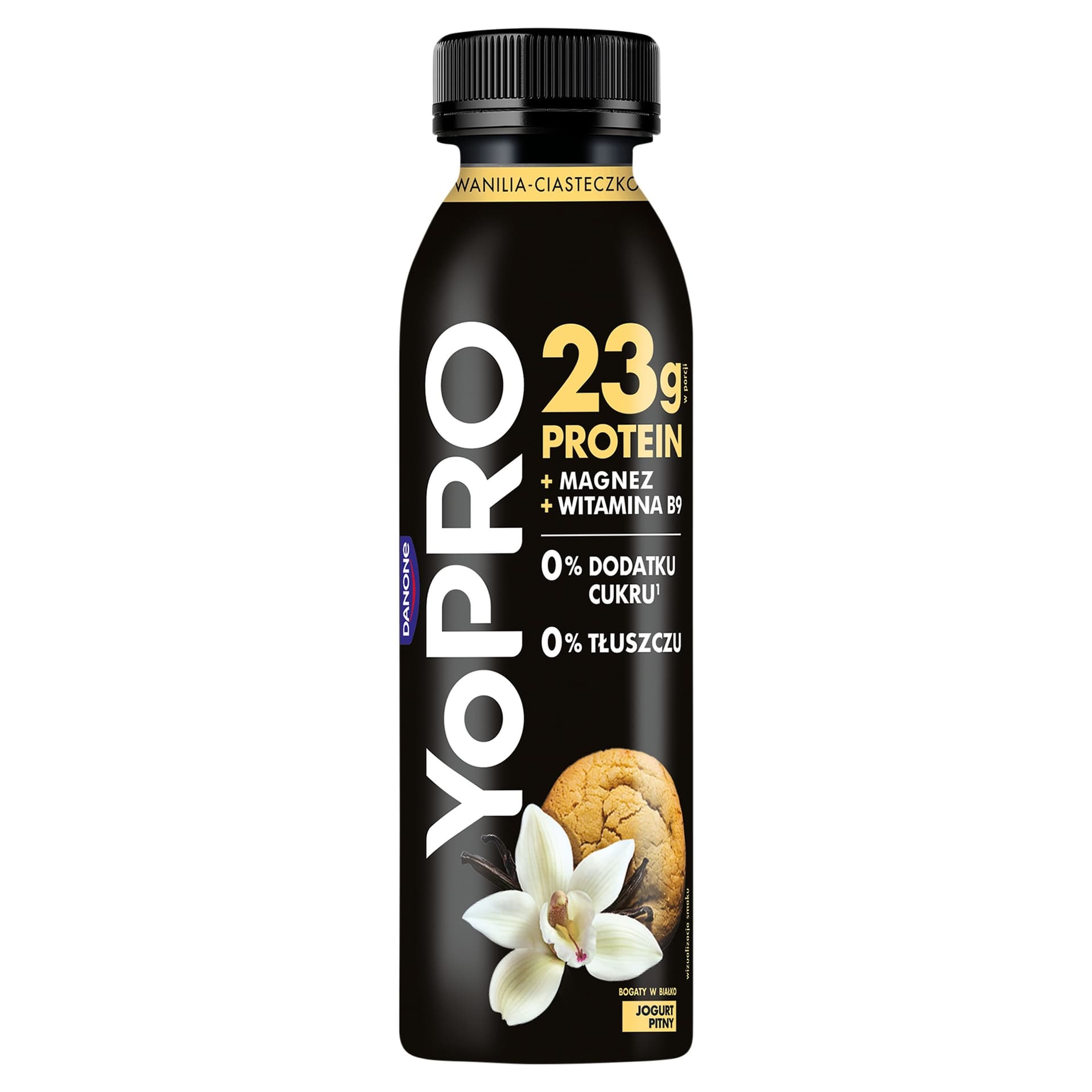 Danone YoPRO Jogurt pitny wanilia - ciasteczko 270g