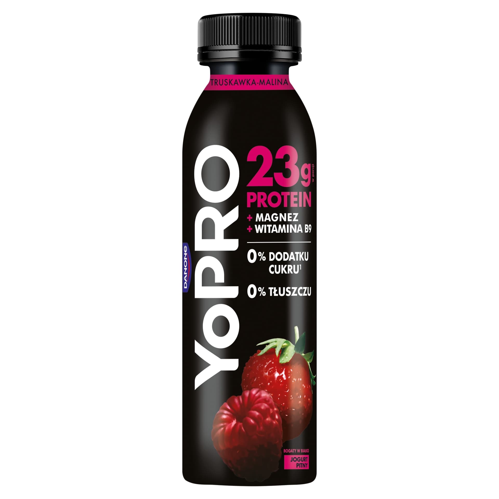 YoPRO Jogurt pitny o smaku truskawka-malina